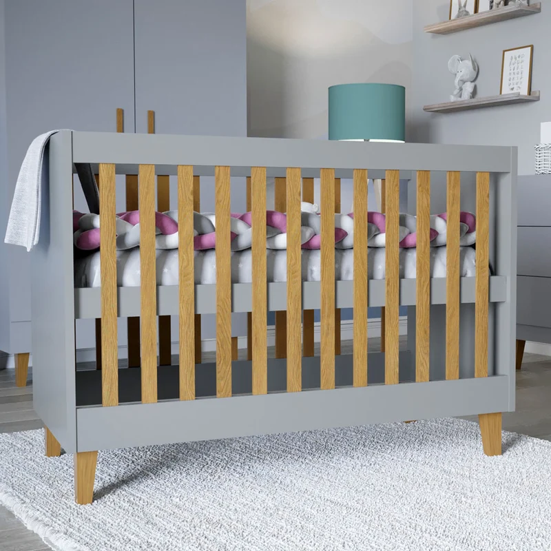 Babybett Elmo in grau