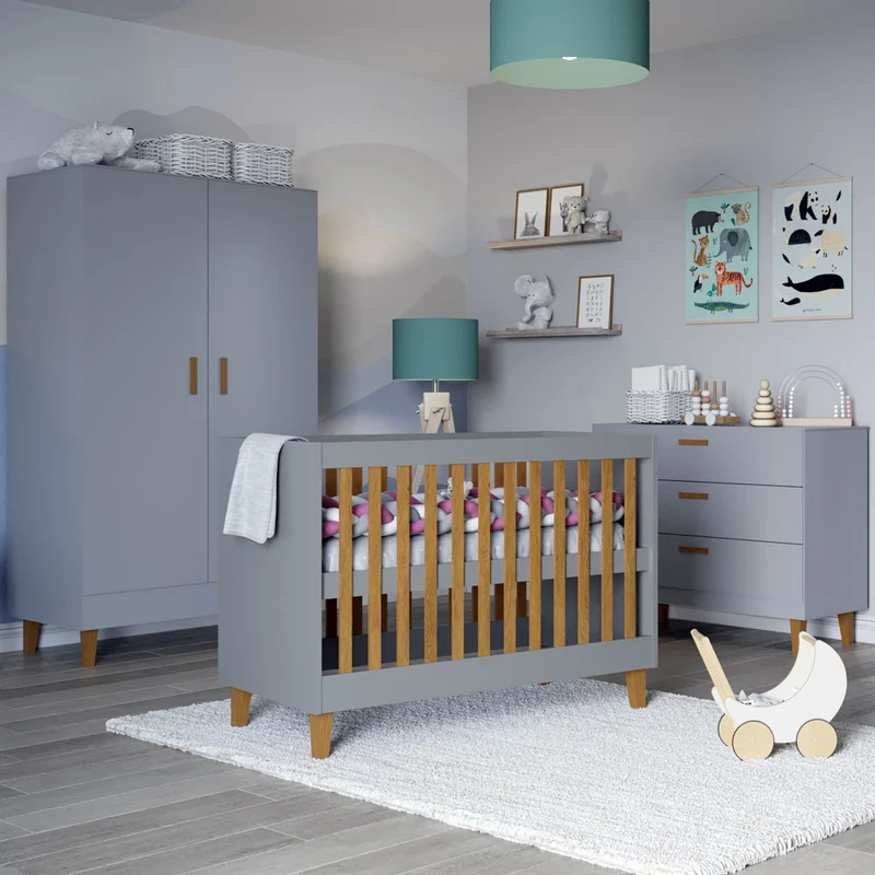 Babybett Elmo in grau