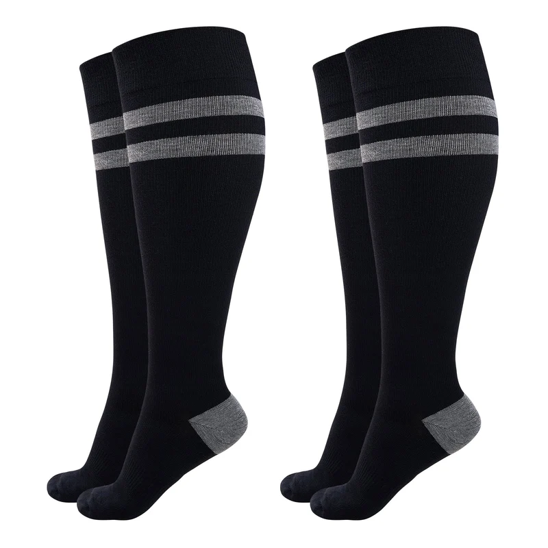 Momcozy Kompressionssocken für Schwangere, 2er Pack 15-20 mmHg