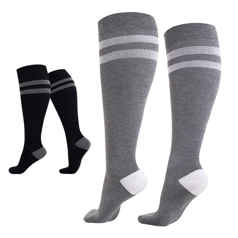 Momcozy Kompressionssocken für Schwangere, 2er Pack 15-20 mmHg