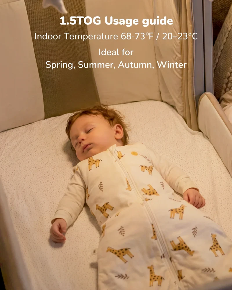 Momcozy Babyschlafsack 1,5 TOG