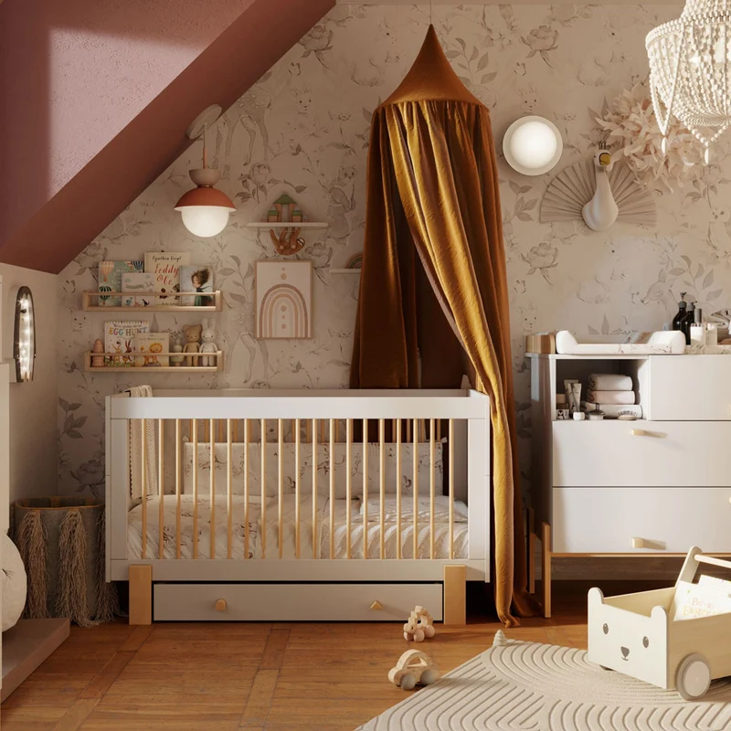 Mitwachsendes Babybett Cube