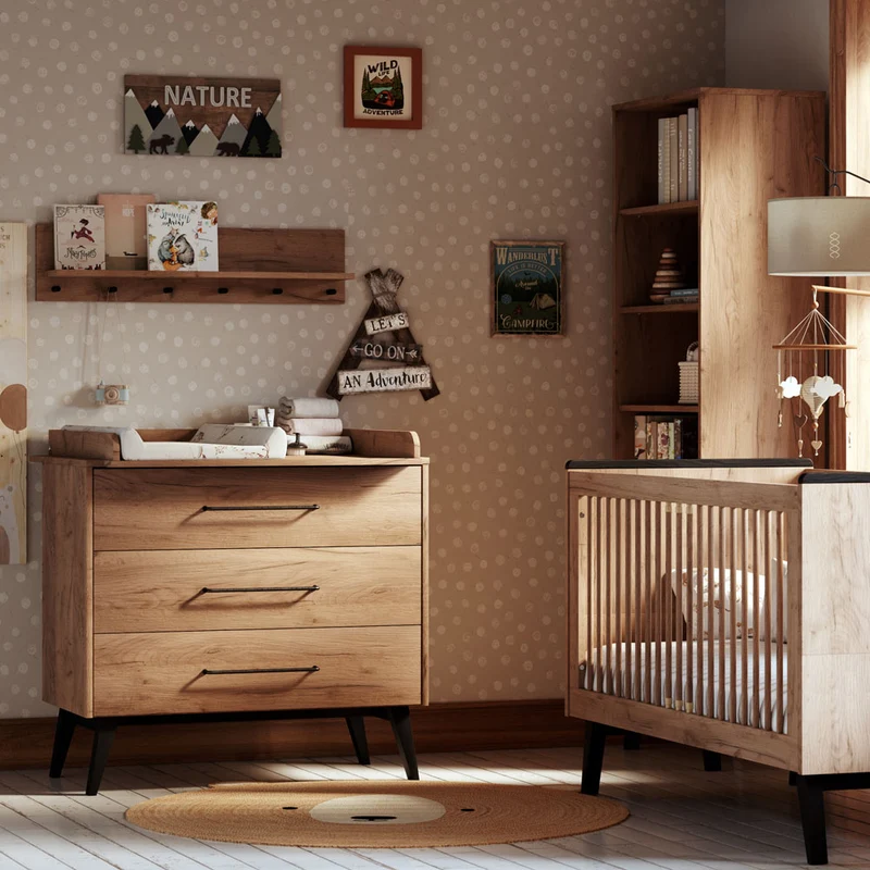 Mitwachsendes Babybett Retro