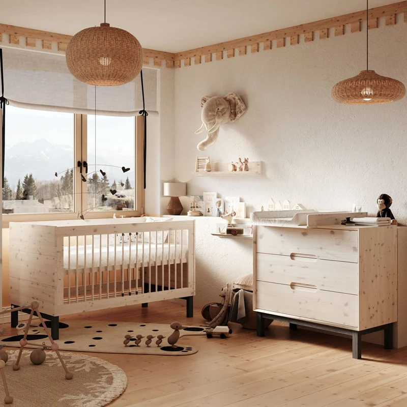 Mitwachsendes Babybett Country