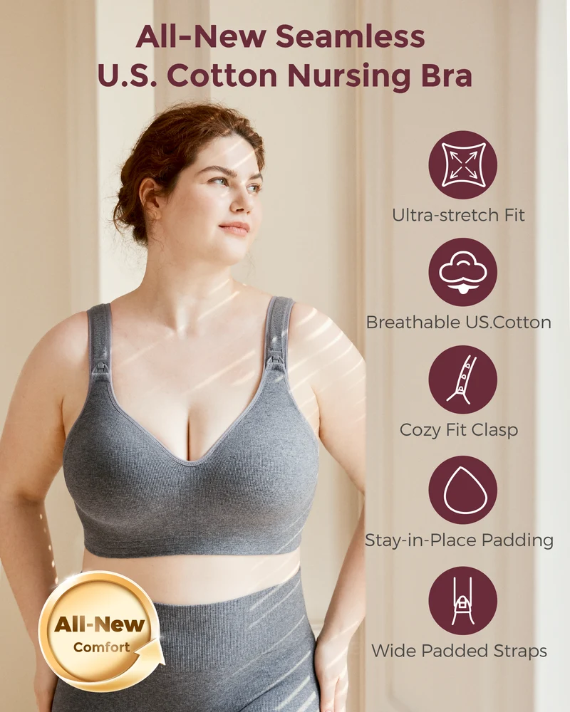 Momcozy Busty Baumwolle Still-BHs
