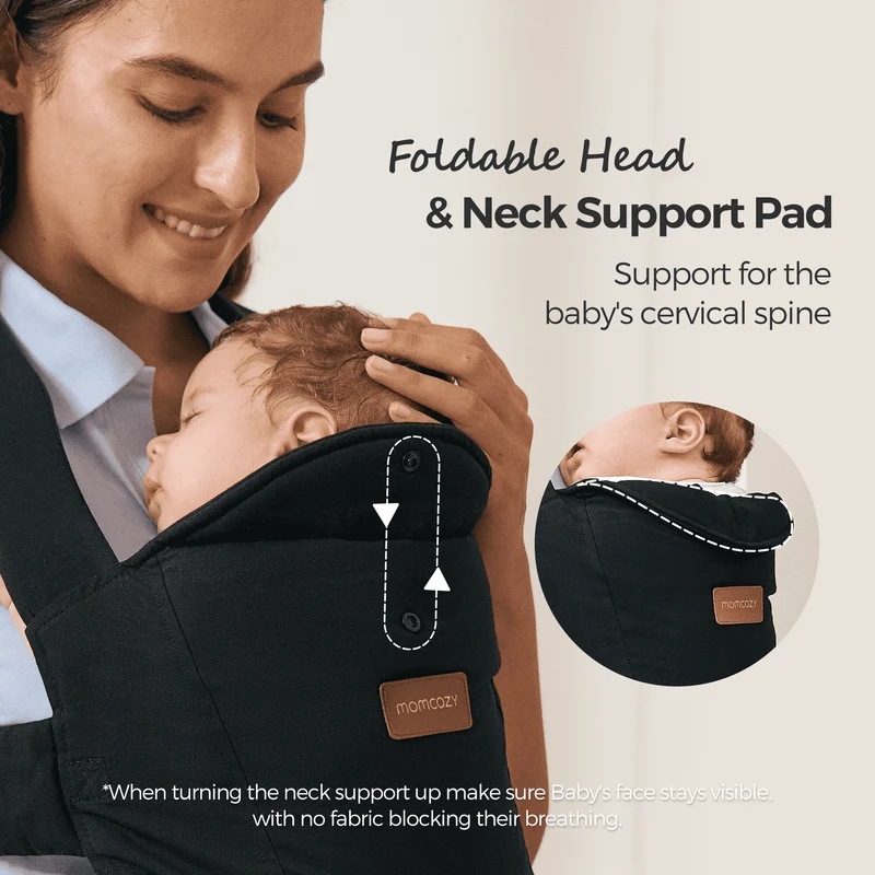Momcozy WeeSnug Babytrage für Neugeborene (0 - 12M)