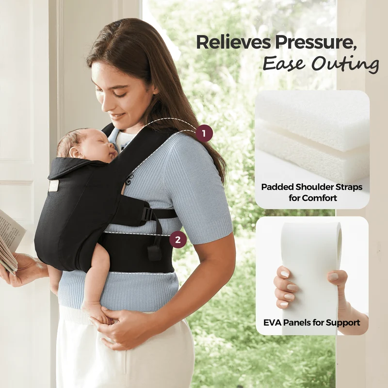 Momcozy WeeSnug Babytrage für Neugeborene (0 - 12M)