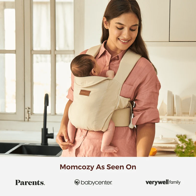 Momcozy WeeSnug Babytrage für Neugeborene (0 - 12M)