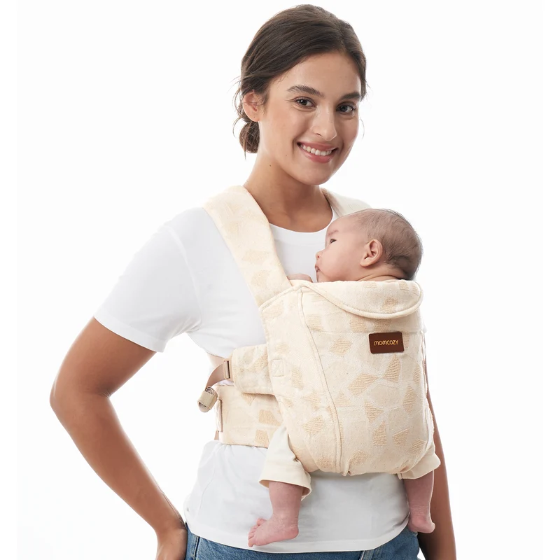 Momcozy WeeSnug Babytrage für Neugeborene (0 - 12M)