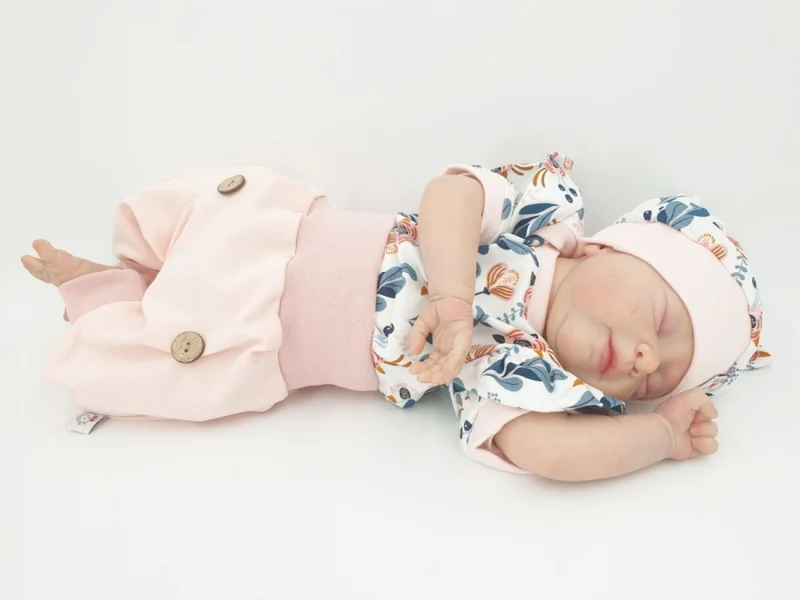 Coole Pumphose oder Babyset Light Rosa 104 von Atelier MiaMia