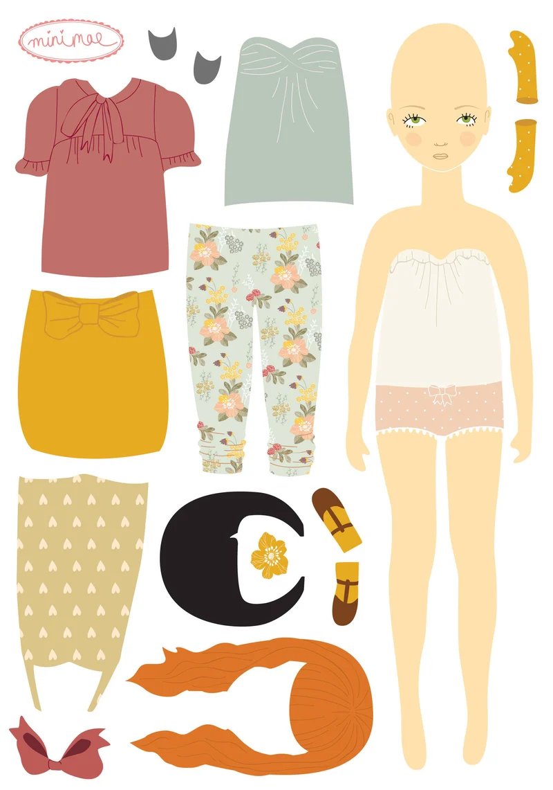 Mini Forest Folk Decals