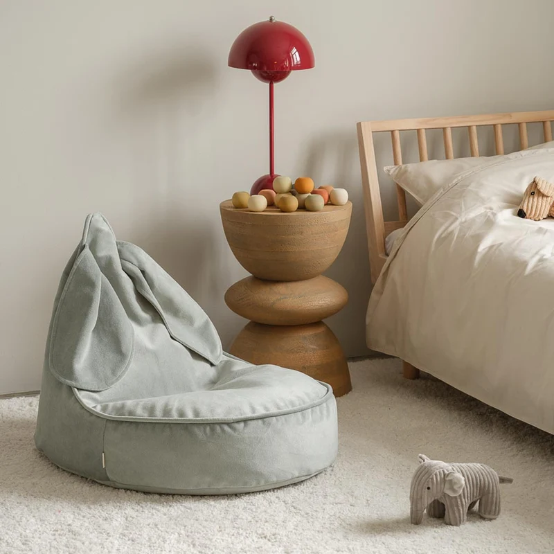 Hasen-Beanbag Samt Jade