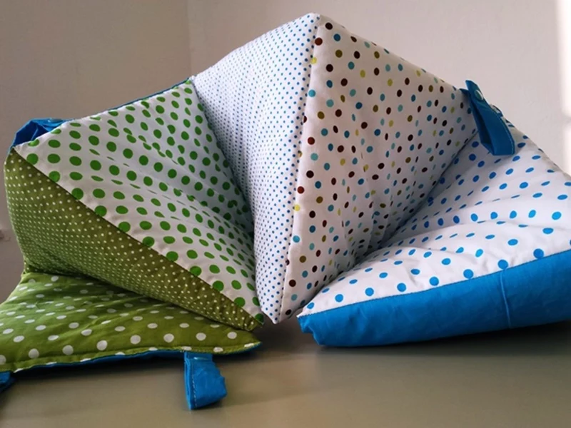 einfaches Nestchen grün/türkis von Atelier MiaMia