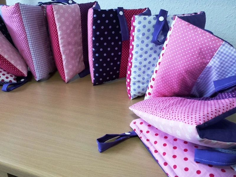 einfaches Nestchen rosa/lila/pink von Atelier MiaMia