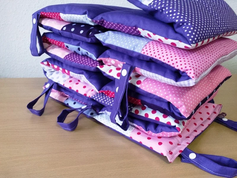 einfaches Nestchen rosa/lila/pink von Atelier MiaMia