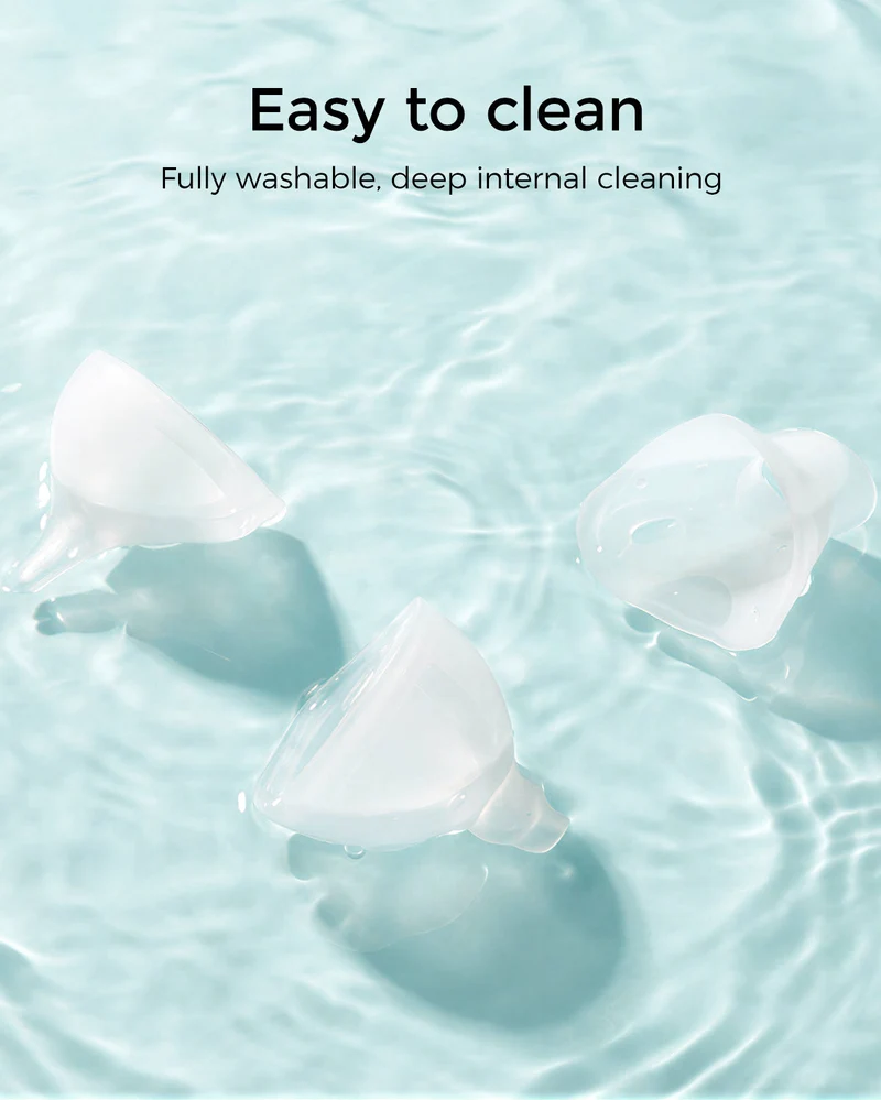 Momcozy BreezyClear™ 2-in-1 Elektrischer Nasensauger Ersatzköpfe