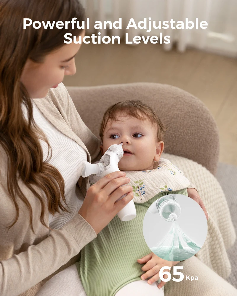 Momcozy BreezyClear™ 2-in-1 Elektrischer Nasensauger Ersatzköpfe