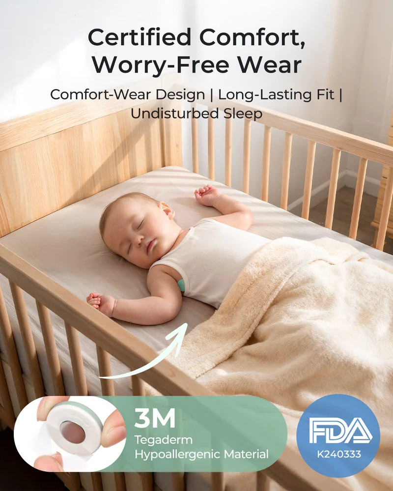 Momcozy Smartes Babythermometer – Medizinische Genauigkeit & Echtzeit-Überwachung per App