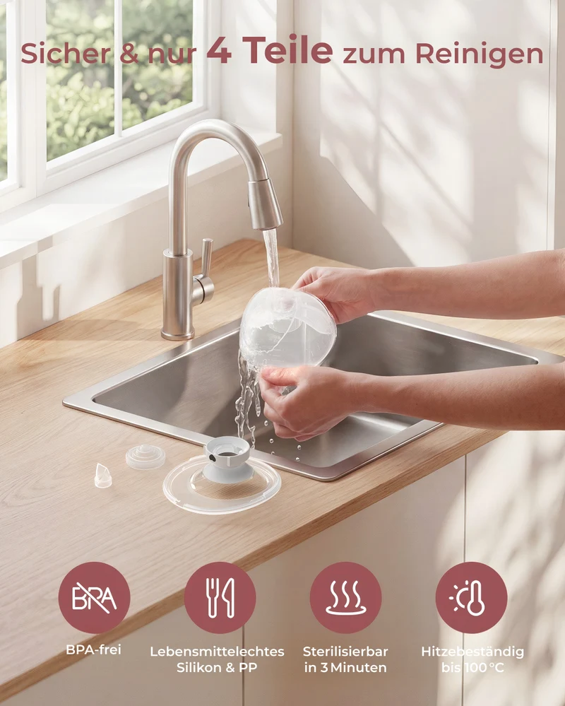 M5 Smart Tragbare Milchpumpe – Mit App-Steuerung aufgerüstet