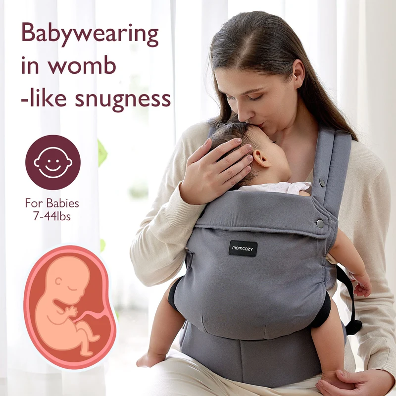 Momcozy PureHug Babytrage - Ergonomisch, gemütlich und federleicht