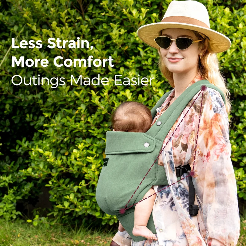 Momcozy PureHug Babytrage - Ergonomisch, gemütlich und federleicht