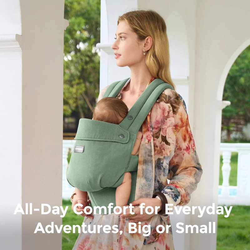 Momcozy PureHug Babytrage - Ergonomisch, gemütlich und federleicht
