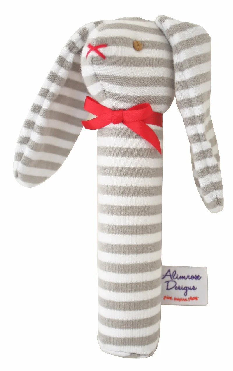 Hand Squeeker - Bunny Grey