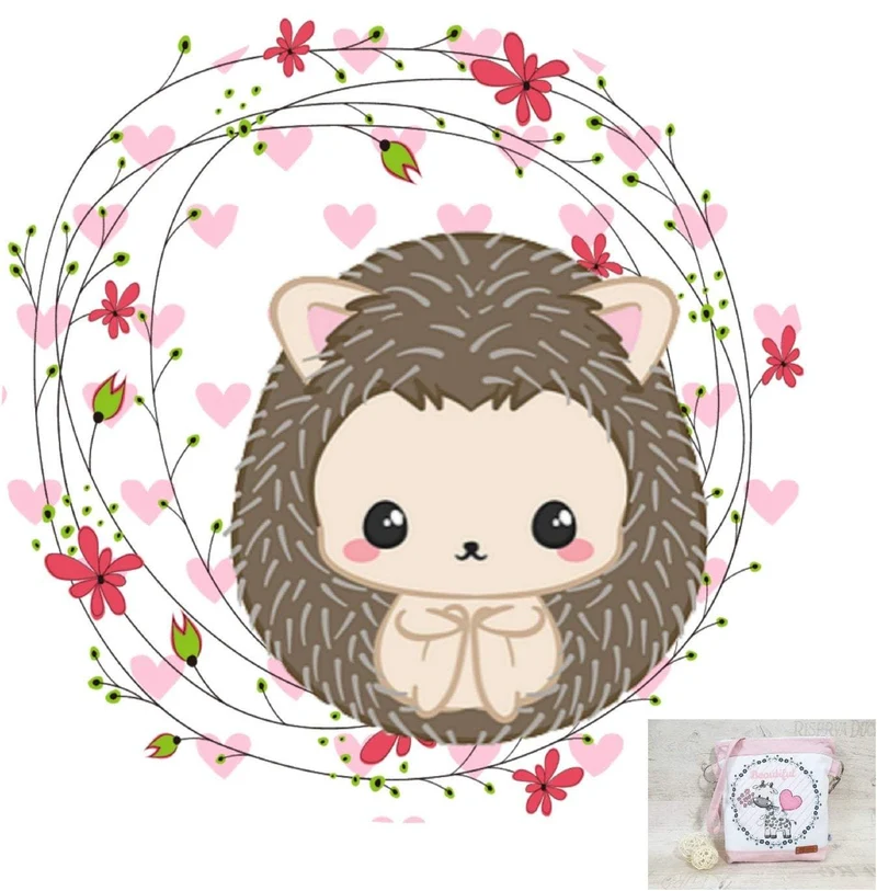 Kindergartentasche, Kindertasche 49 Igeldame von Atelier MiaMia