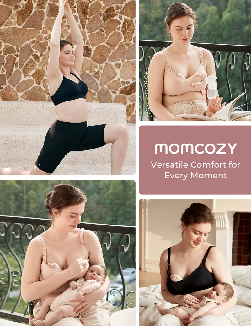 Momcozy Kühlender freihändiger Still- und Pump-BH