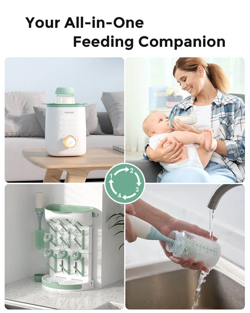 Natürliche Babyflasche Kompatibel mit Momcozy Kühler, 4PCS