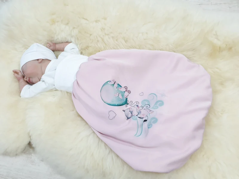 Pucksack Nilpferd, Strampelsack Deluxe 19 von Atelier MiaMia