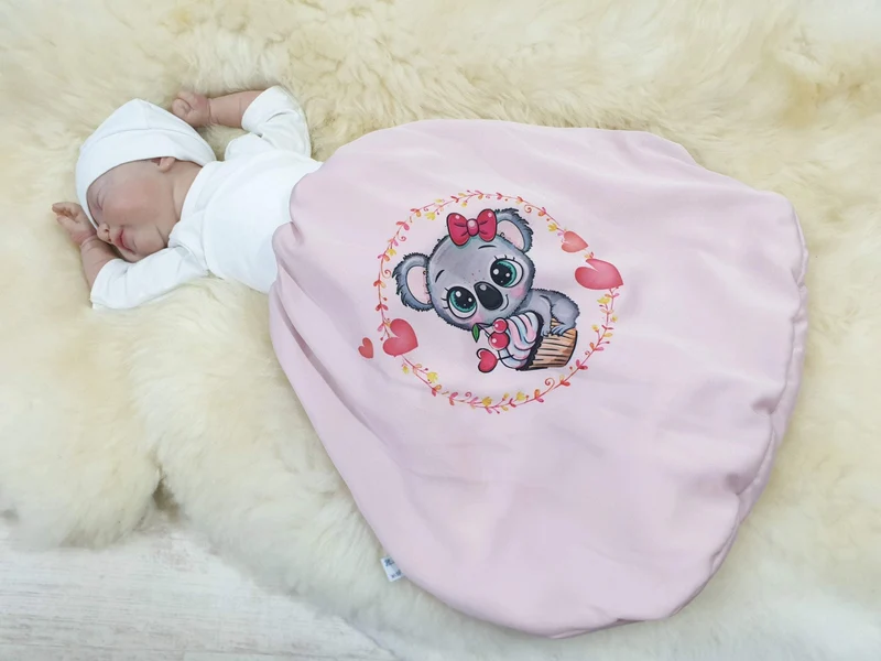 Pucksack Koala Cupcake, Strampelsack Deluxe 18 von Atelier MiaMia