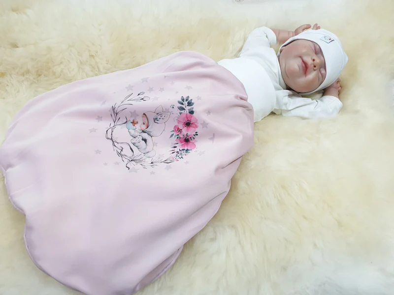 Pucksack Hase und Kücken, Strampelsack Deluxe 14 von Atelier MiaMia