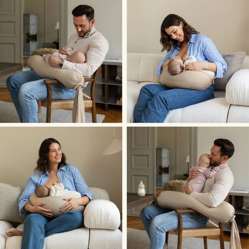 Nursing Pillow - Seashell Beige