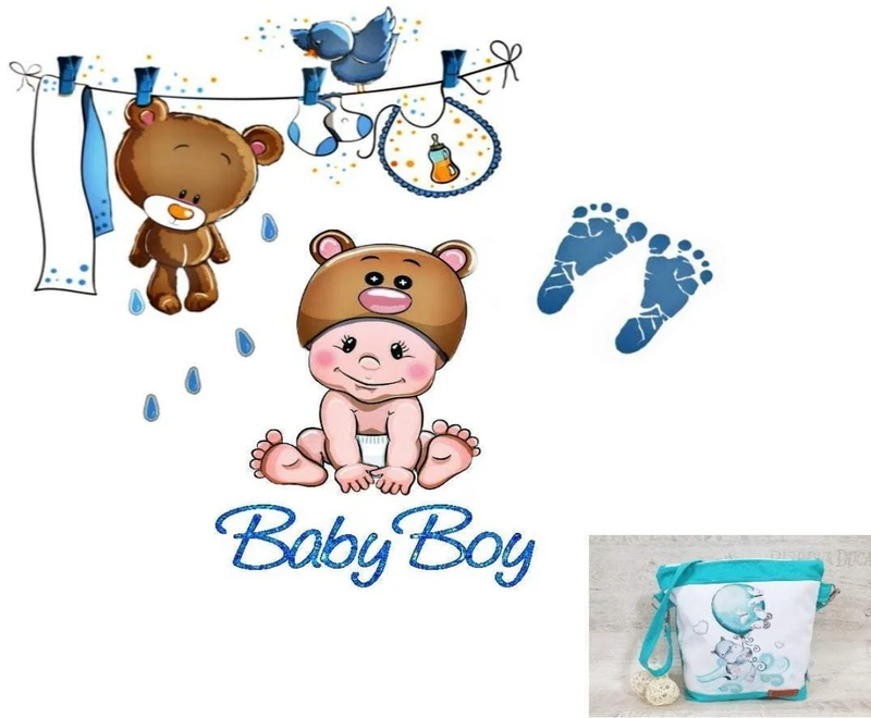 Kindergartentasche, Kindertasche 39 Baby Boy von Atelier MiaMia
