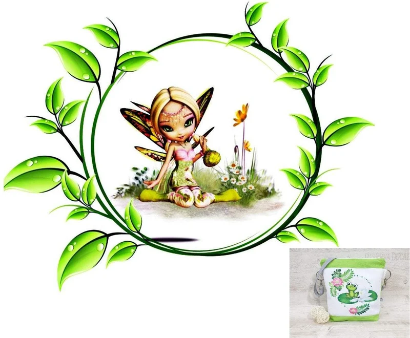 Kindergartentasche, Kindertasche 38 Elfe von Atelier MiaMia