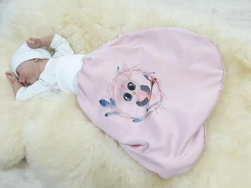 Pucksack Deluxe Eule, Strampelsack Deluxe 8 von Atelier MiaMia