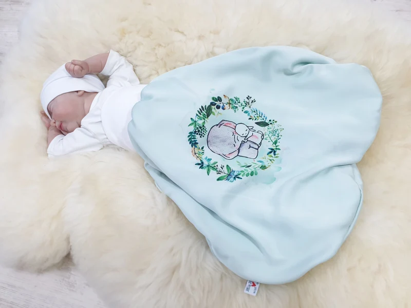 Pucksack Deluxe Elefantenfreunde, Strampelsack Deluxe 6 von Atelier MiaMia