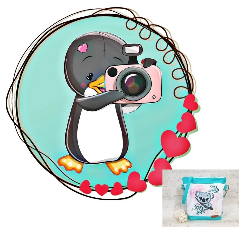 Kindergartentasche, Kindertasche 25 Pingu von Atelier MiaMia