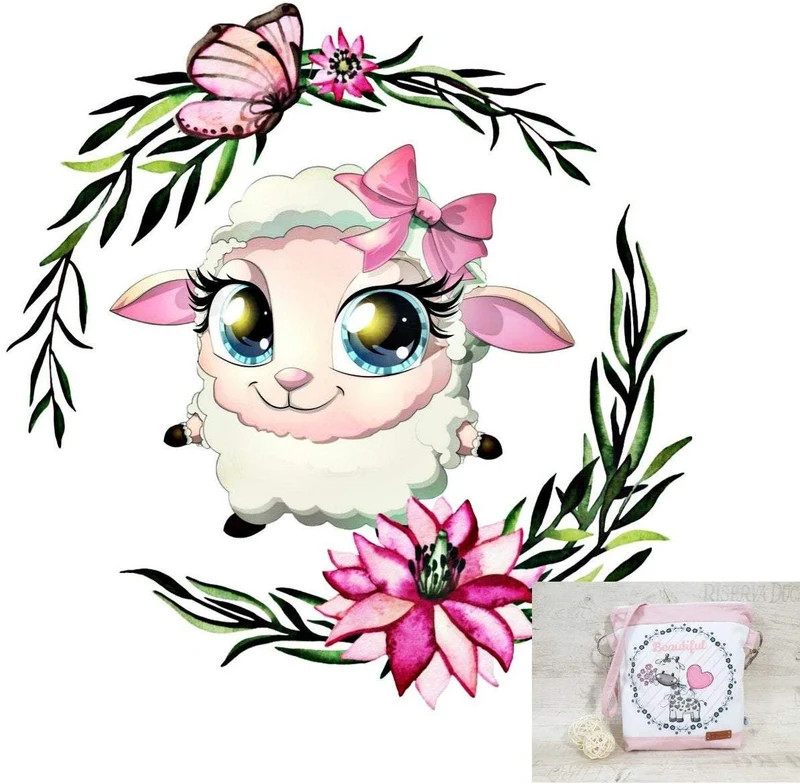 Kindergartentasche, Kindertasche 23 Schäfchendame von Atelier MiaMia