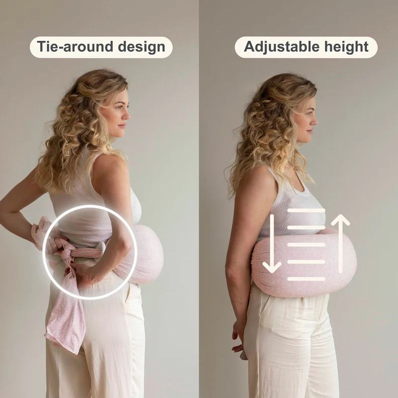 Nursing Pillow - Pink Melange
