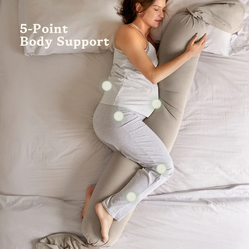 Pregnancy Pillow - Seashell Beige