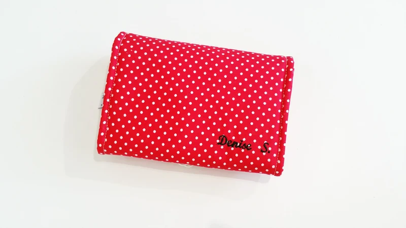 Geldbörse rot kleine Punkte 14 Atelier MiaMia Wallet 14