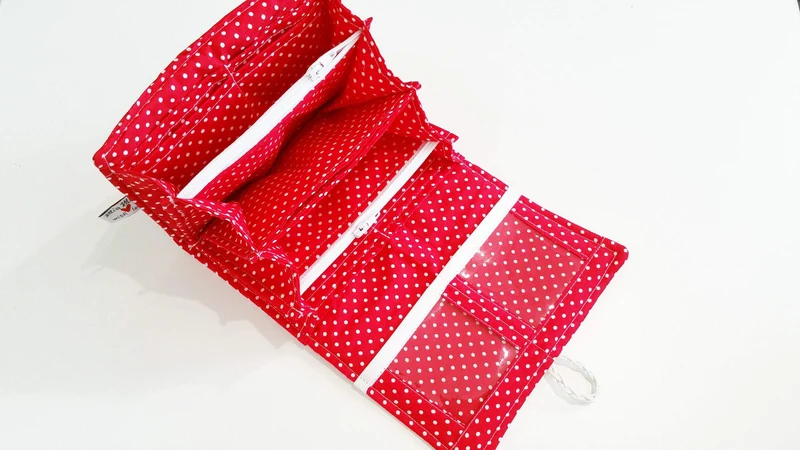 Geldbörse rot kleine Punkte 14 Atelier MiaMia Wallet 14