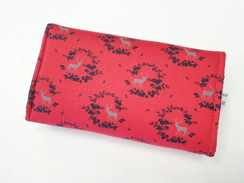 Geldbörse Hirsch rot blau von Atelier MiaMia