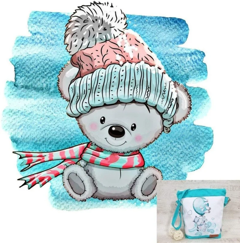 Kindergartentasche, Kindertasche 15 Eisbär von Atelier MiaMia