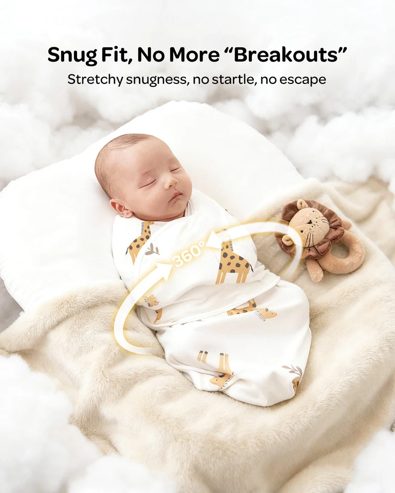 Momcozy Easy-Pucktuch für Babys von 0–3 Monaten