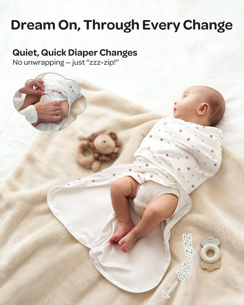 Momcozy Easy-Pucktuch für Babys von 0–3 Monaten