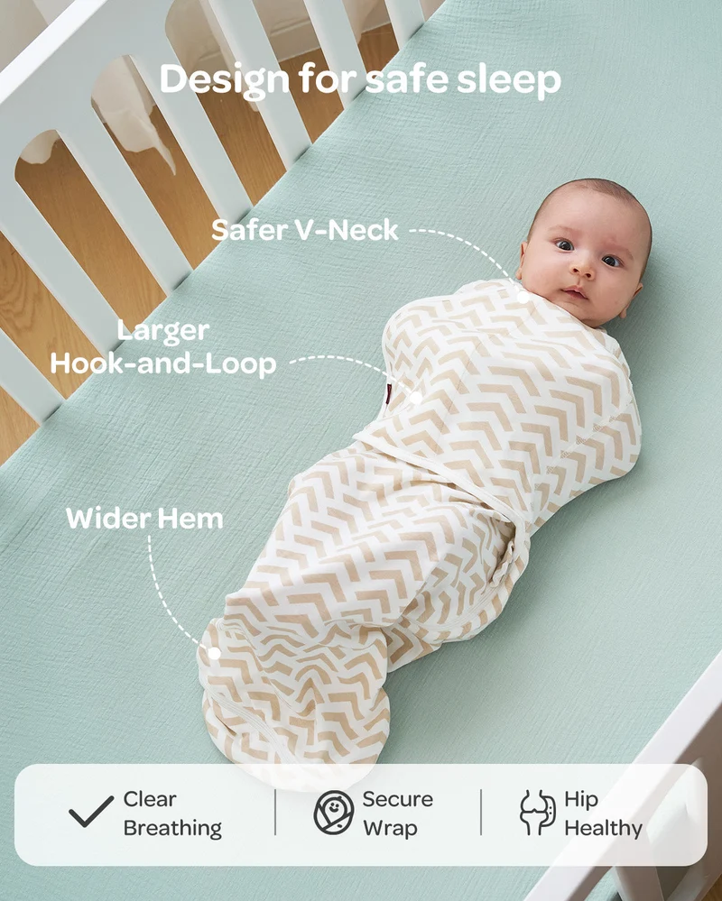 Momcozy Easy-Pucktuch für Babys von 0–3 Monaten