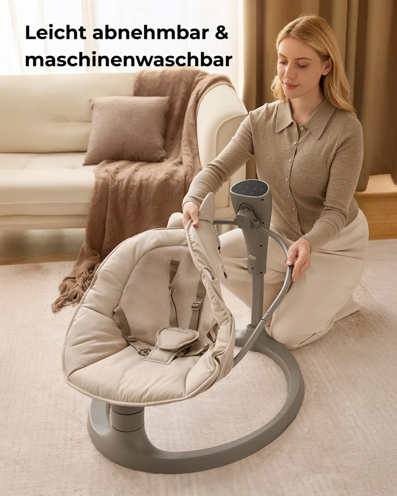 Momcozy 2-in-1 elektrische Babyschaukel